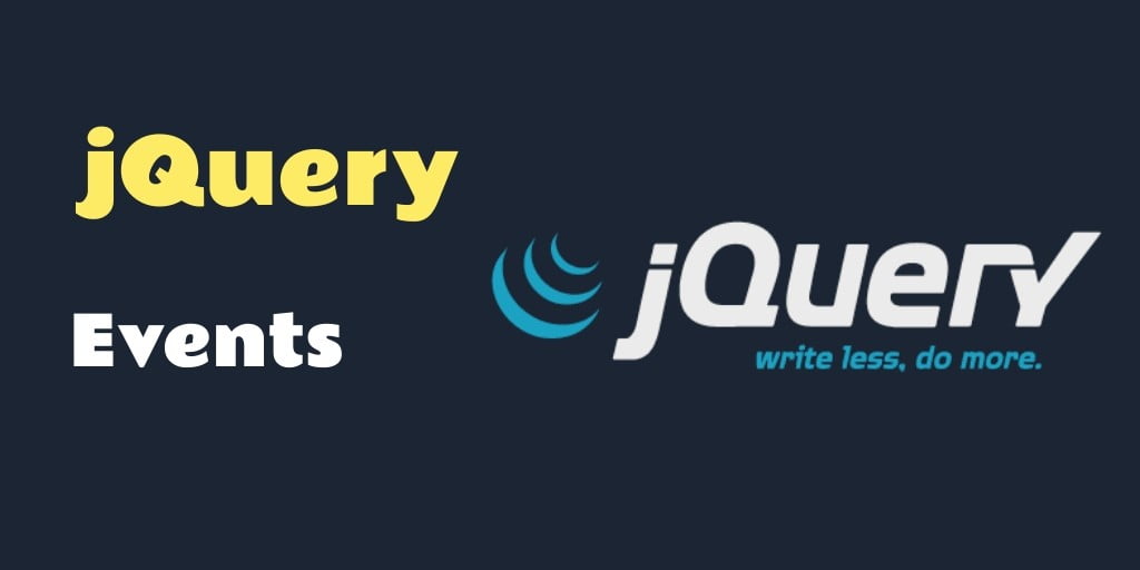 jQuery Event Methods