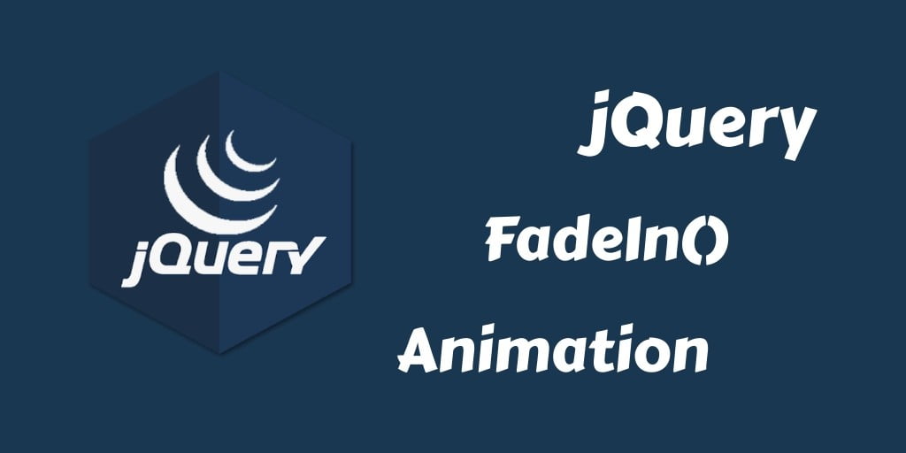 jQuery FadeIn Effect Method