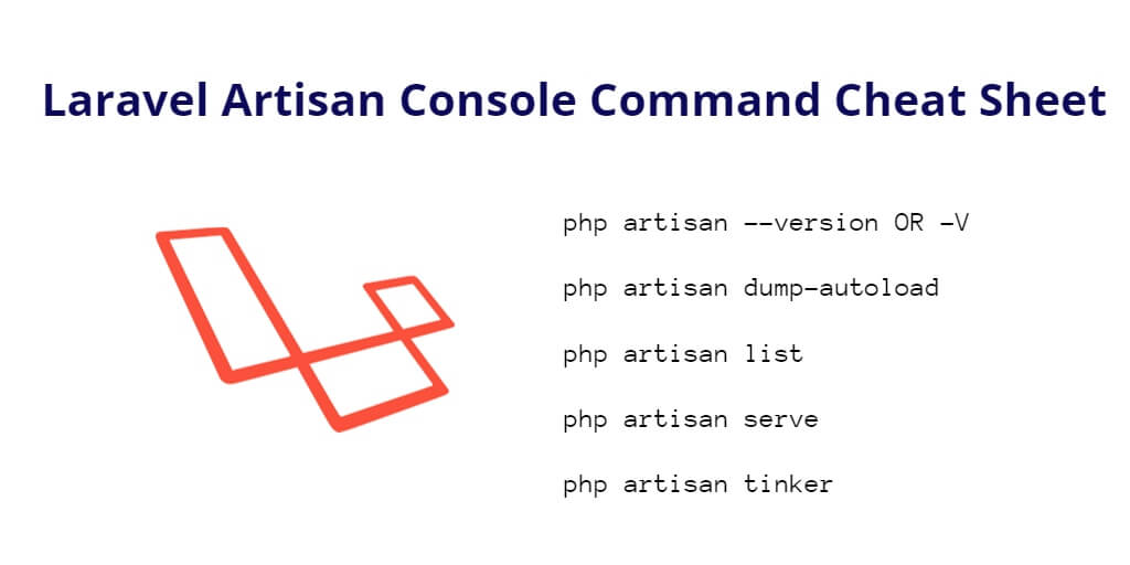 Laravel Artisan Console Command Cheat Sheet