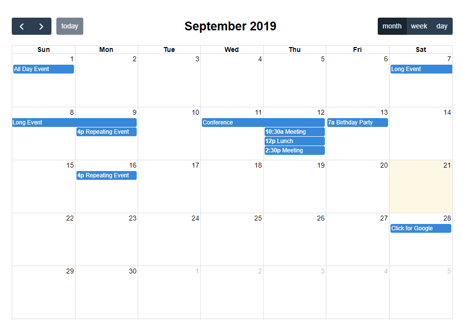 FullCalendar Ajax In Laravel 10