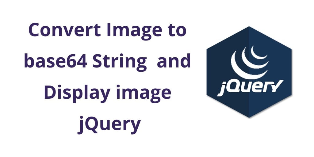 Convert Image to base64 String jQuery