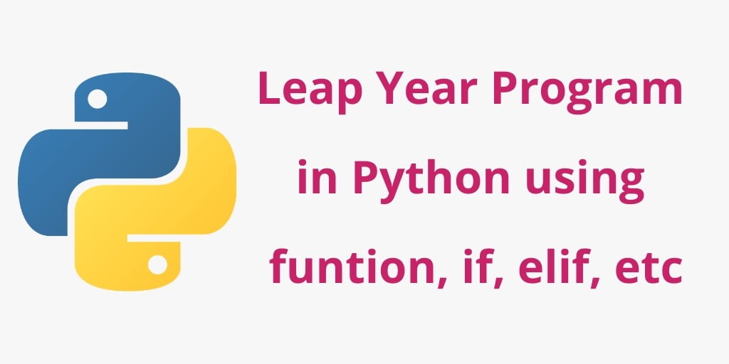 Python Program to Check Leap Year