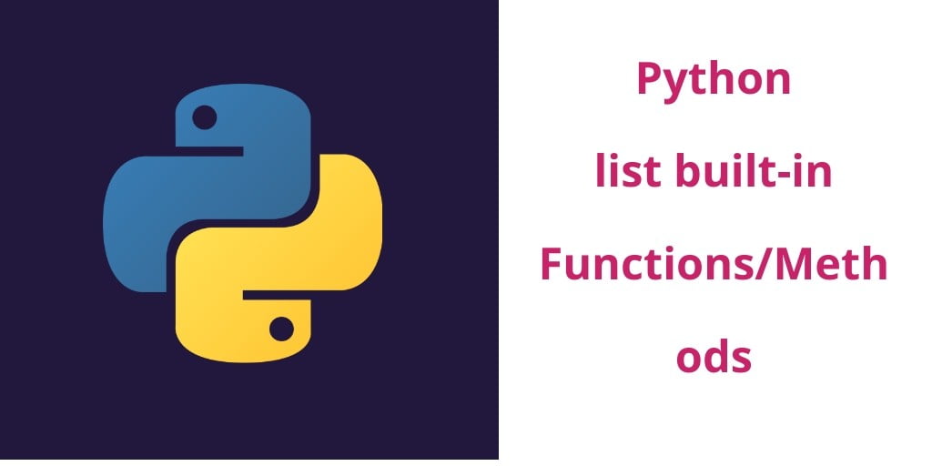 Python list built-in Functions/Methods