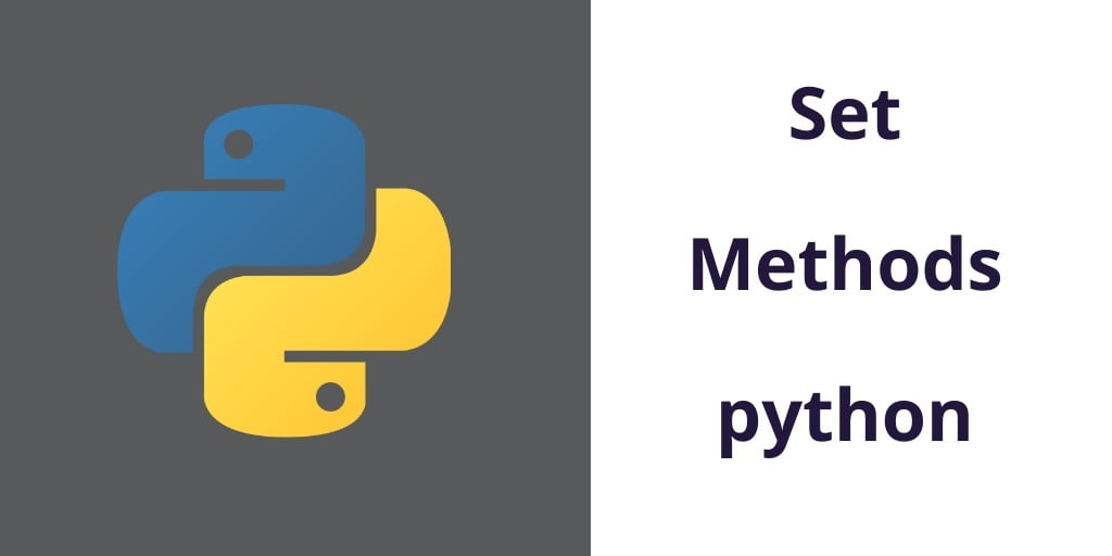 Set Methods python