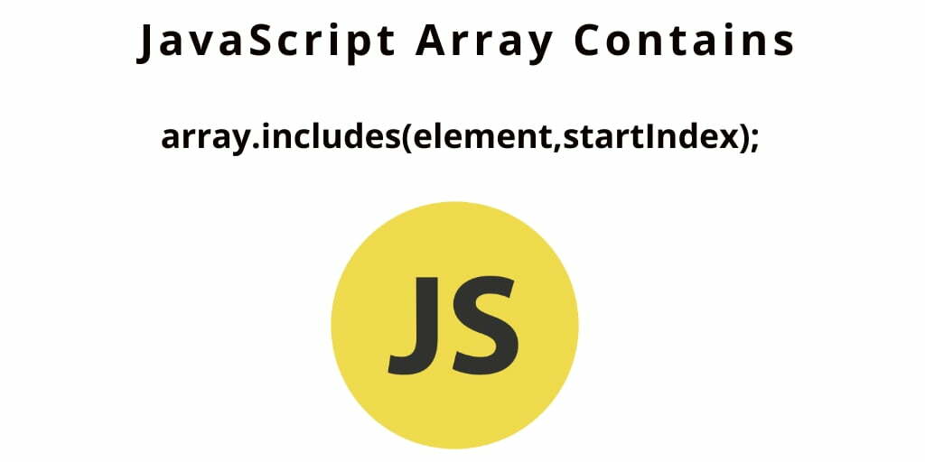 How to Check if an Array Contains a Value in Javascript