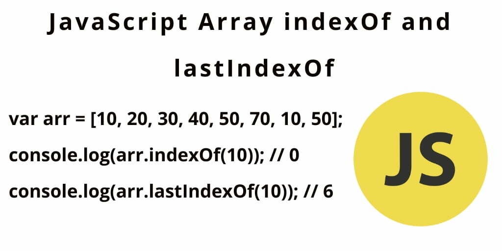 Find Index of an Element in An Array JavaScript