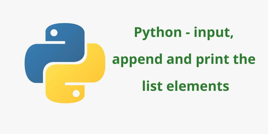 Python Accept List as a input From User
