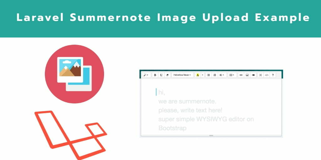 Laravel 7 Summernote Image Upload Example