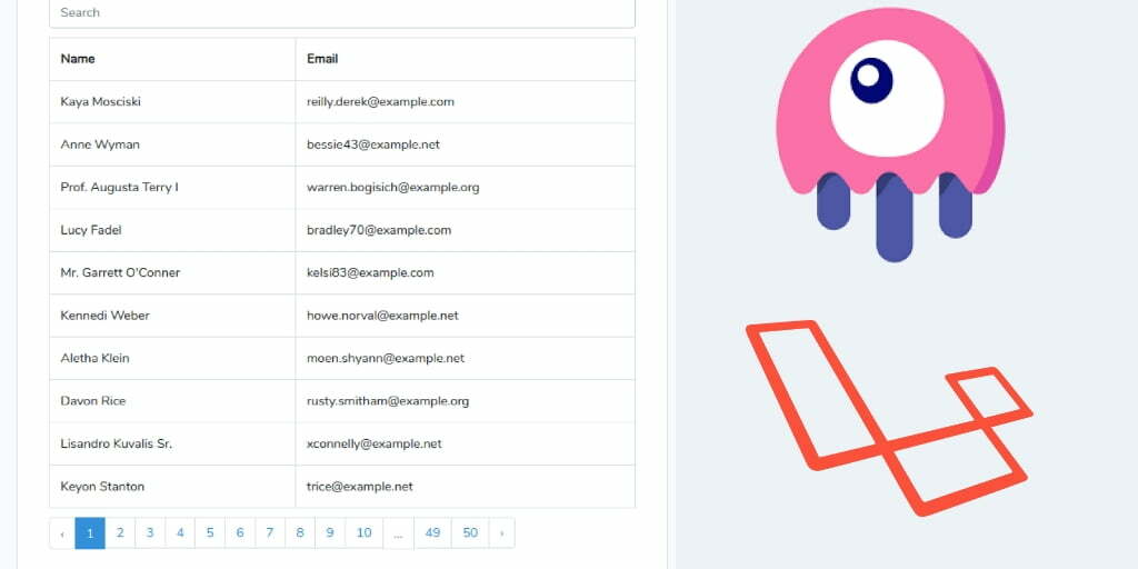 Laravel Livewire Pagination with Search Step by Step