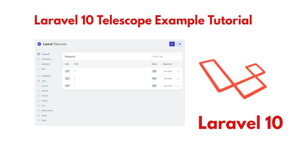 Laravel 10 Telescope Example Tutorial