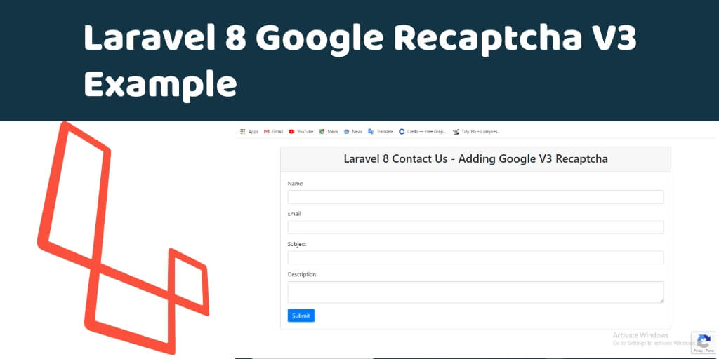 Recaptcha V3 Validation in Laravel 8