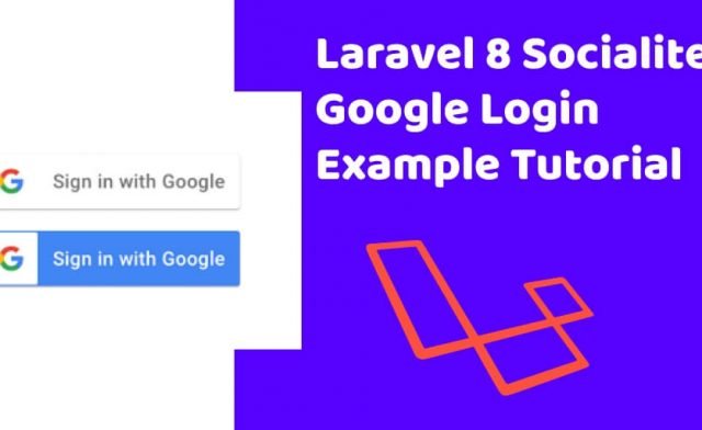 Laravel 8 Socialite Google Login Example Tutorial