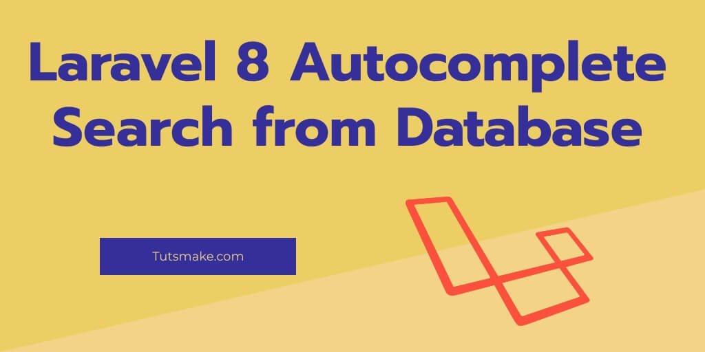 Laravel Autocomplete Search With Jquery UI Example