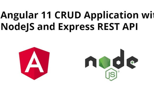 Angular 12/11 CRUD App + Node JS Express + MongoDB