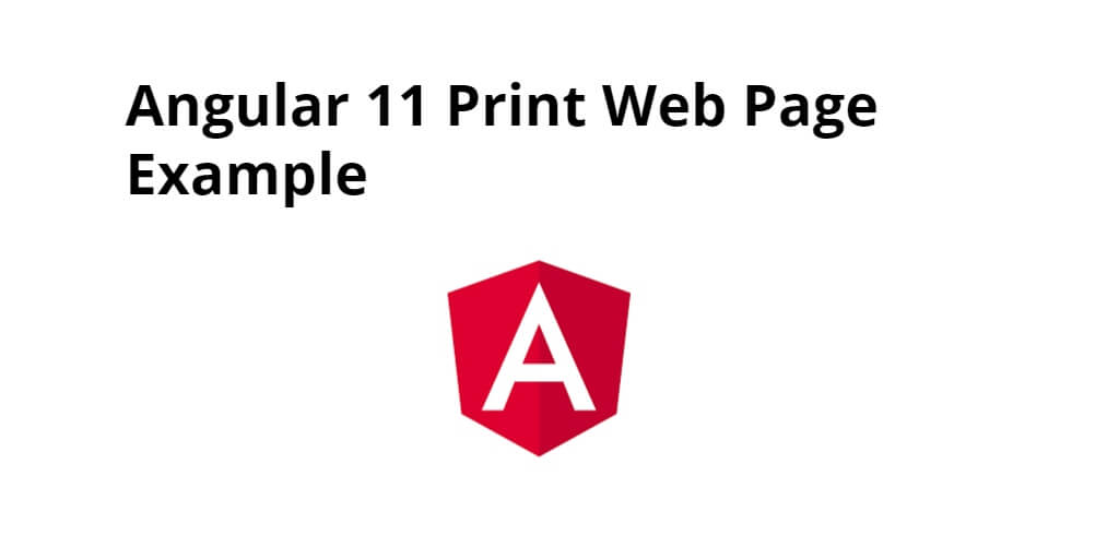 How to Print a Page in Angular?