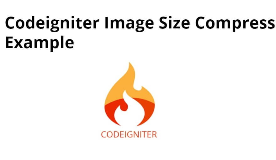 Codeigniter 4 Resize, Compress Image with Image Manipulation