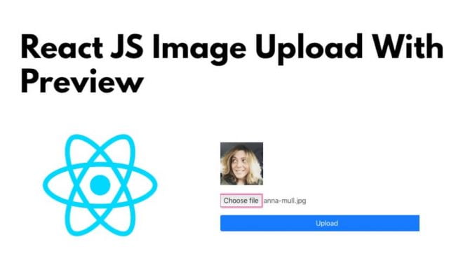 React Image Upload with Preview Example Tutorial