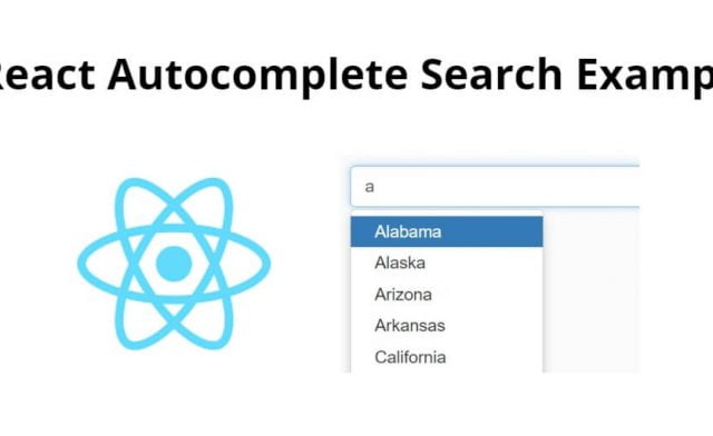 React Autocomplete Search Example