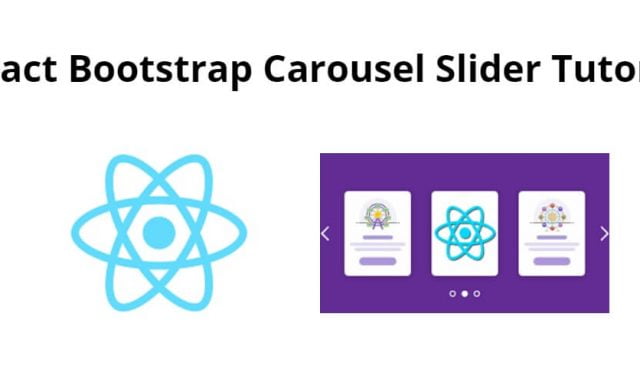 React Bootstrap Carousel Slider Tutorial