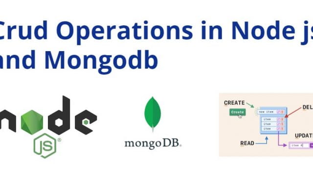 Node js Express MongoDB CRUD
