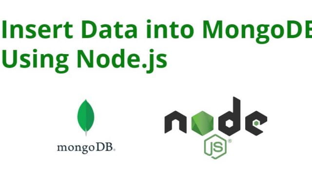 How to Insert Data into MongoDB Using Mongoose and Node. js
