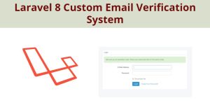 custom email verification laravel 9