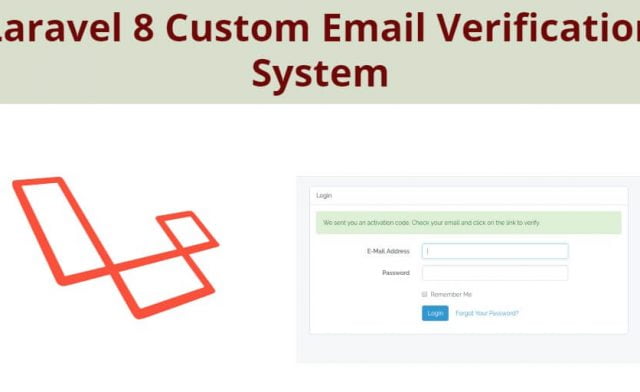 Laravel 9 Custom Email Verification Tutorial Example