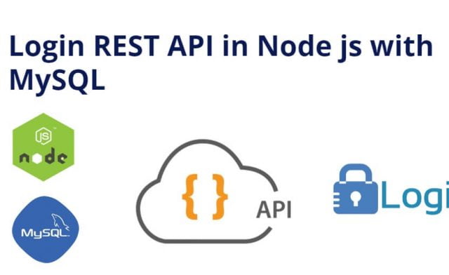 Node js Express Login REST API with MySQL Example