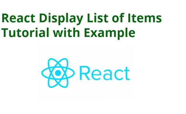 How to Display List in React JS App