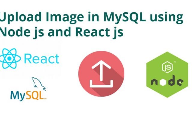 Upload Image in MySQL using Node js and React js