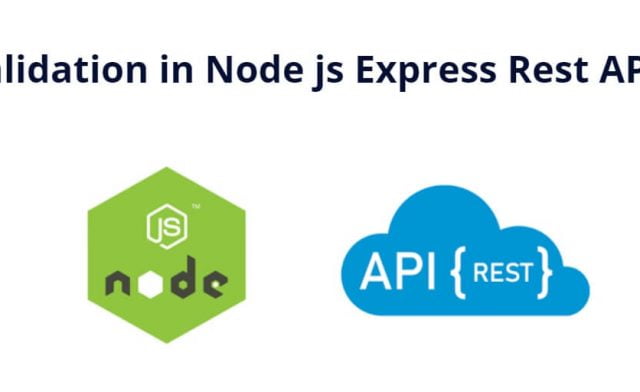 Validation in Node js Express Rest API