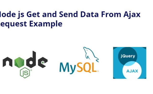 How to Get and Send Data From Ajax Request in Node js Express