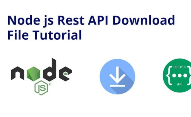 Node js Download File From Rest API