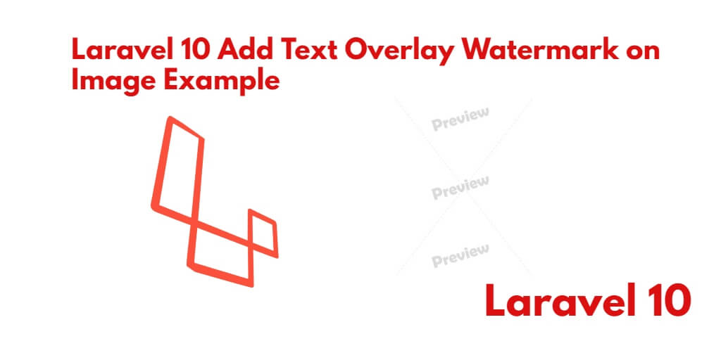 Laravel 10 Add Watermark to Image Example