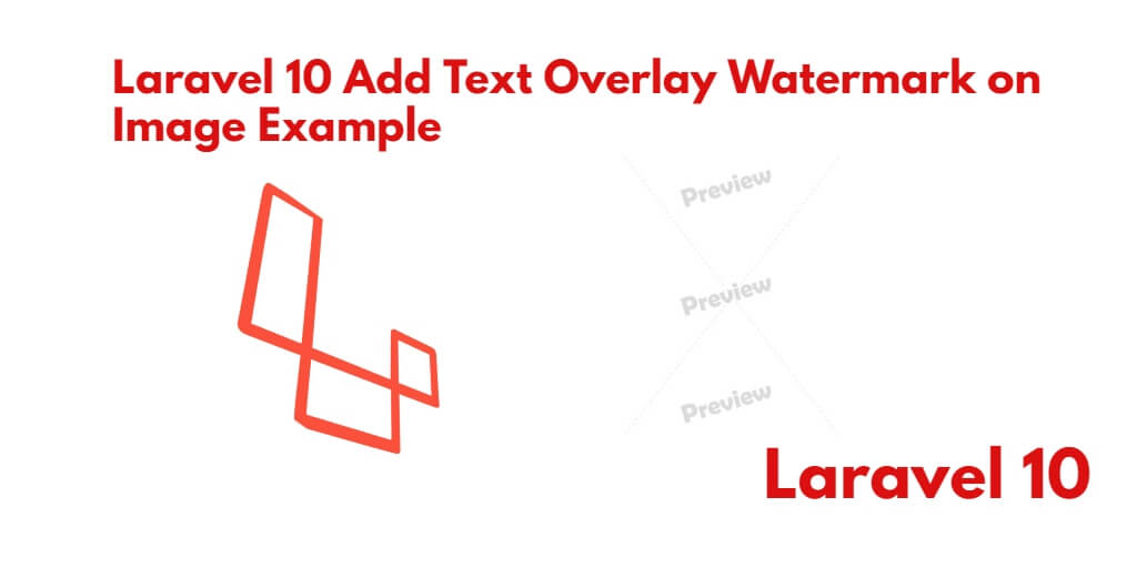 add watermark php laravel