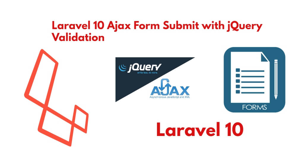 form submit with ajax in laravel 10