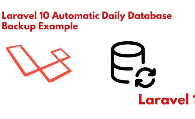 Automatically Backup Database Laravel 10