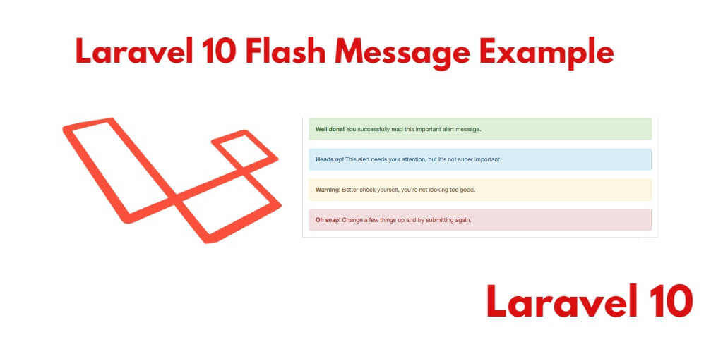 Laravel 10 Flash Message Example