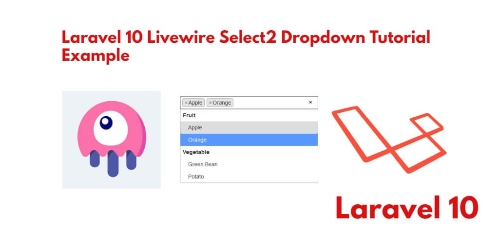 Select2 Dropdown in Laravel 10 with Livewire
