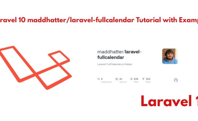 maddhatter/laravel-fullcalendar laravel 10
