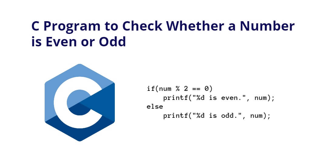 C Program to Check Whether a Number is Even or Odd