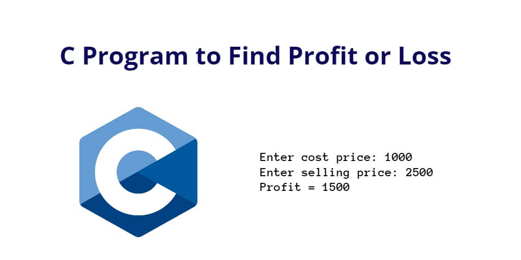 C Program to Find Profit or Loss