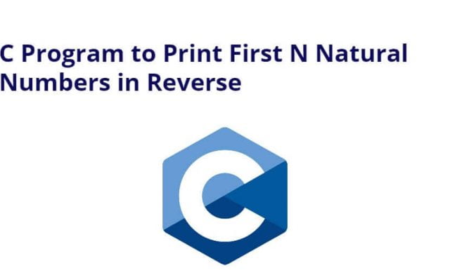 C Program to Print First N Odd Natural Numbers