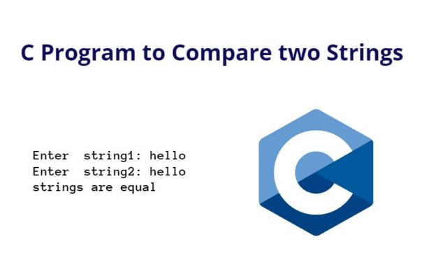C Program to Compare two Strings