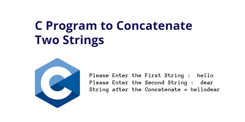 C Program to Concatenate Two Strings