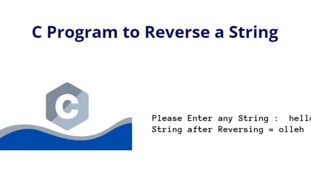C Program to Reverse a String