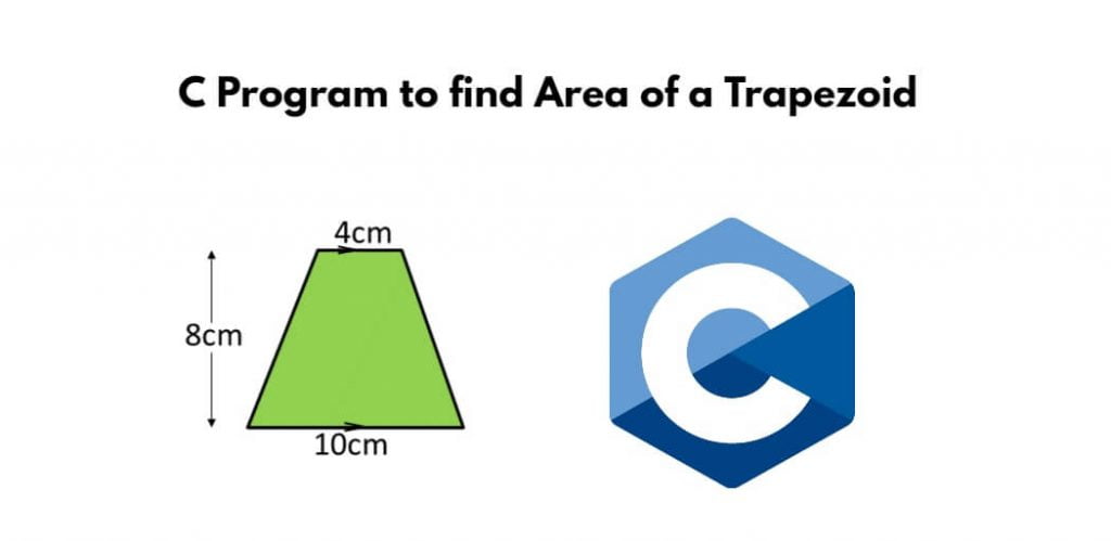 C Program to find Area of a Trapezoid