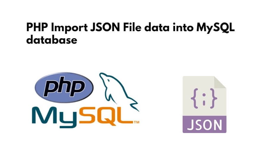 PHP Import JSON File data into MySQL database