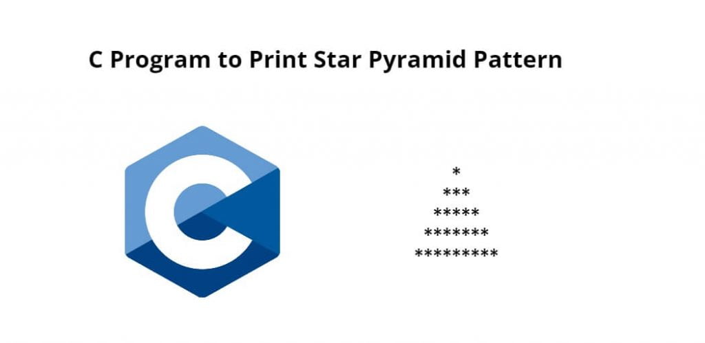 C Program to Print Star Pyramid Pattern￼