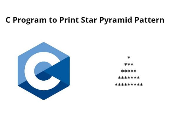 C Program to Print Star Pyramid Pattern￼